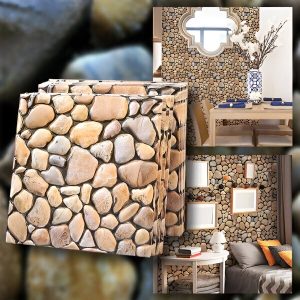 Piastrelle da parete 3D effetto pietra - stacca e attacca | STONEBLOCKS