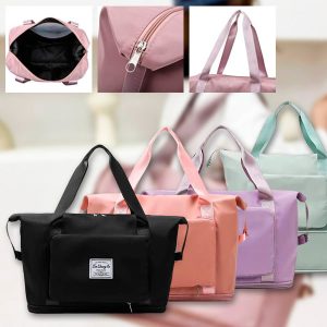 Borsa da viaggio pieghevole con design espandibile (42 x 22 x 28 cm) | BAGPLUS