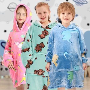 Felpa coperta per bambini che si illumina al buio | KIDHUG