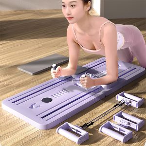 Tavola pieghevole per pilates con bande di resistenza e timer | PILARAFIT