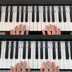 Note del pianoforte a tastiera che semplificano l'apprendimento | MELOKEY