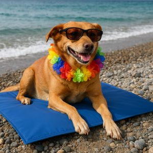Tappetino rinfrescante per animali domestici - 90 x 50 cm, senza elettricità o acqua | PAWCHILL